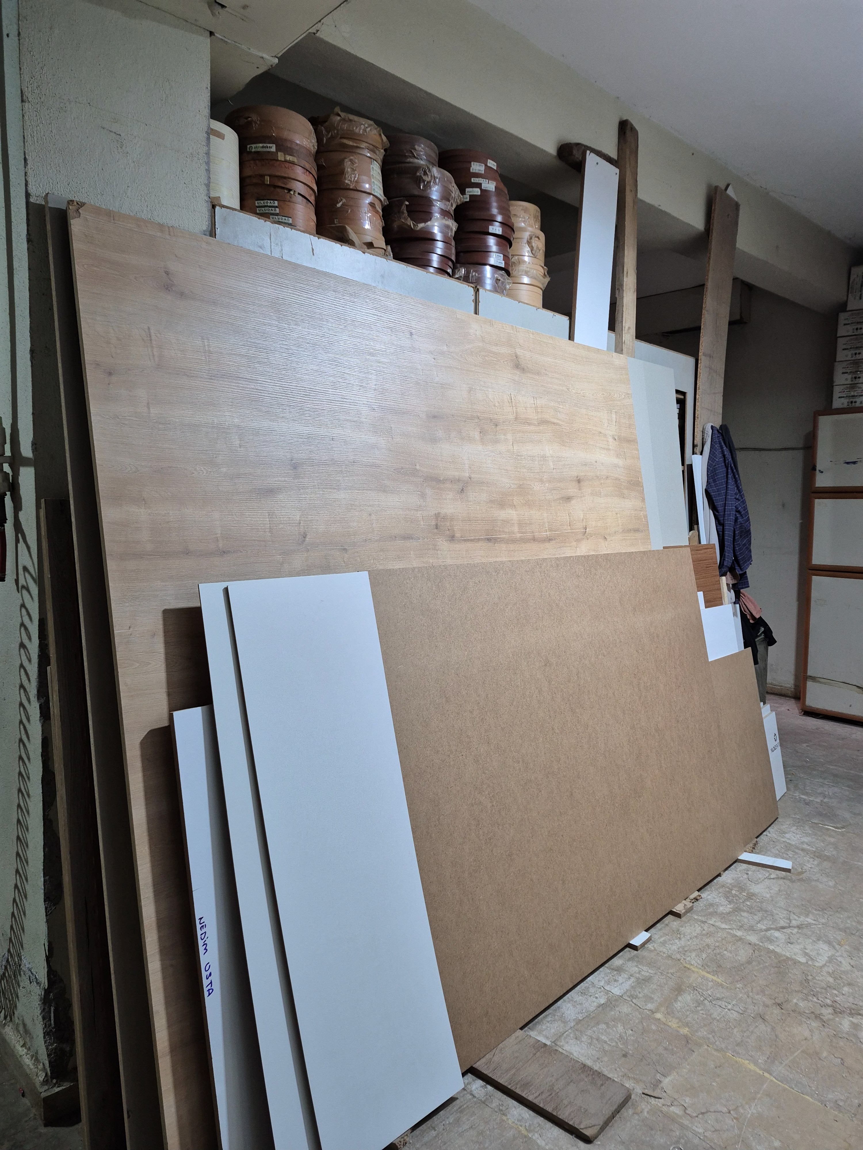 MDF & Sunta Stok Alanı